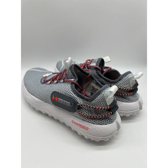 Under Armour Charged Fat Tire Gray Low Top Hiking Shoes 3027562-100 Men Size 10 - Picture 11 of 12